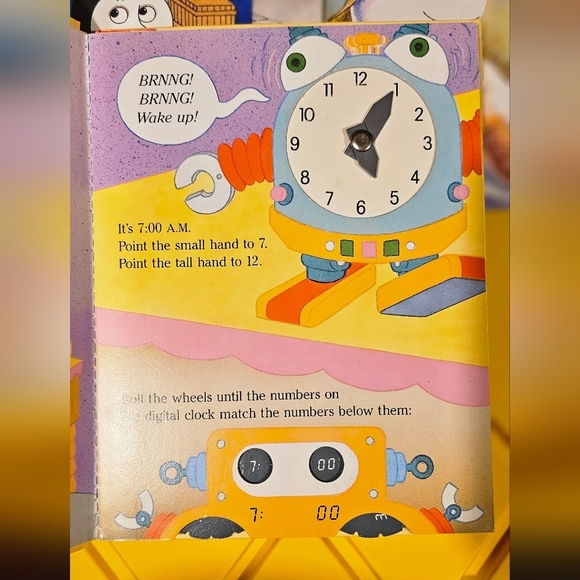 Tick Tock Clock Book Set for Kids - Picture 2 of 4